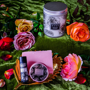 Rose infused gift set collections.